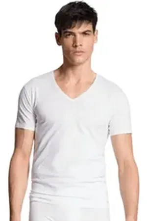 Calida Unterziehshirt V-Shirt Daywear Basic 14590 (1 Stück, 1-St., 1 Stück) weiß XL (7)