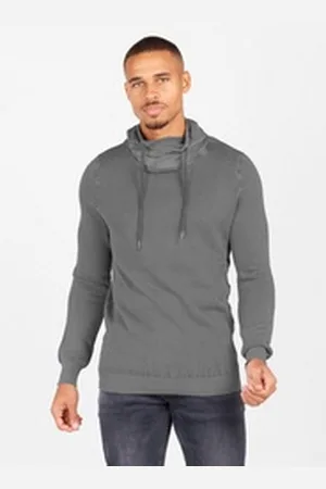 Key Largo Stehkragenpullover MST LECH tube grau XL
