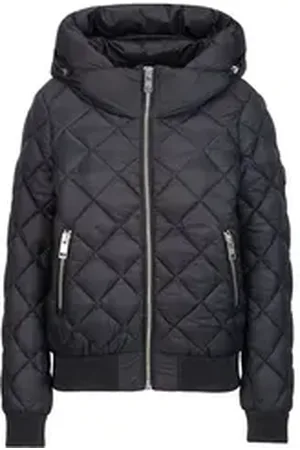19V69 Italia Steppjacke PIYA Elegante Steppjacke in moderner Optik mir Kapuze schwarz XL