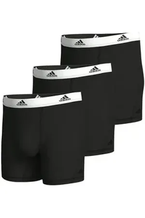 adidas Sportswear Trunk Boxer Brief mit längerem Bein - Active Flex Cotton (3-St) Boxershorts Herren Unterwäsche schwarz XXL