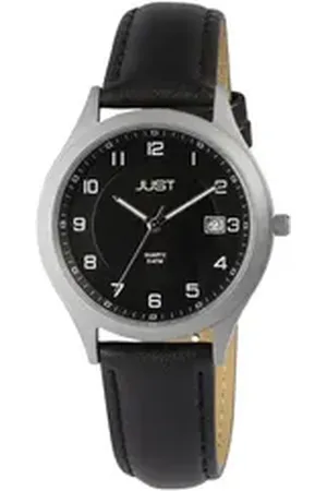 Just Watch Quarzuhr Leon "Leon" Herrenuhr mit Echt Lederband, Titangehäuse