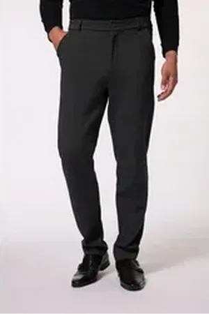 JP 1880 Anzughose Jersey-Hose Chino FLEXNAMIC® Business Chino grau 4XL