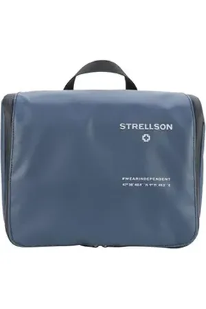 Strellson Kosmetiktasche Stockwell 2.0 Benny Washbag Lhz Herren Waschtasche (ein Stück, 1-tlg), Querformat blau