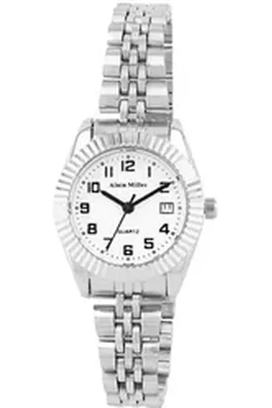 Alain Miller Quarzuhr 2800105 Damenuhr mit Gliederarmband aus Edelstahl