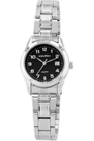 Alain Miller Quarzuhr 1800259 mit Edelstahlarmband, Mineralglas