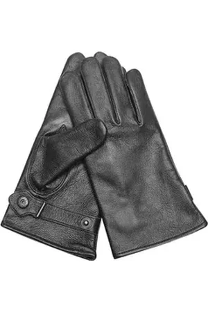 Mil-tec Lederhandschuhe Bundeswehr Lederhandschuhe gefüttert Schwarz Gefüttert schwarz 9 (L)