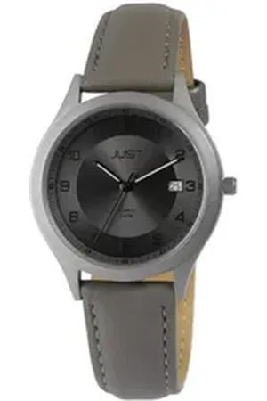 Just Watch Quarzuhr Leon "Leon" Herrenuhr mit Echt Lederband, Titangehäuse