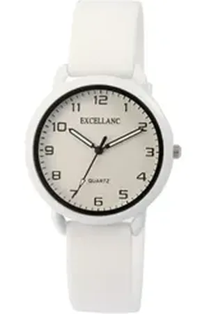 Excellanc Quarzuhr 1500007 mit Silikonarmband, Mineralglas, Superluminova