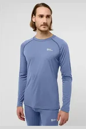 Jack Wolfskin Langarmshirt INFINITE LIGHT LS M blau XL (54/56)