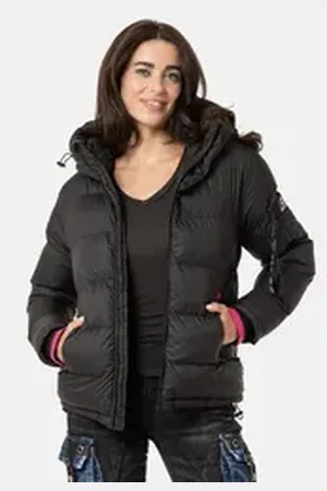 Cipo & Baxx Winterjacke Jacken im modernen Look, WM138 schwarz L