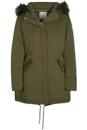 Champion Parka Parka Olive grün 40
