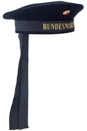 Mil-tec Strickmütze Bundeswehr Marine Tellermütze blau 61 (3XL)