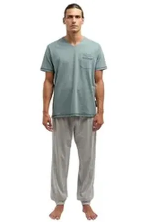 Bruno Banani Pyjama BURKE grau L