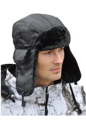 Mil-tec Strickmütze US Army Pilotenmütze MA1 schwarz 57 (M)