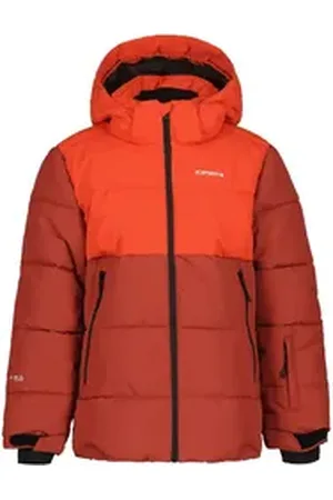 Icepeak Skijacke LOUIN JR (1-St) Winterjacke mit Öffnung für Kopfhörerkabel an der Innentasche orange 140