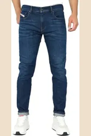 Diesel Slim-fit-Jeans Stretch Hose - 2019 D-Strukt R9D45 blau 33