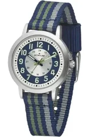 ATRIUM Quarzuhr A50-11, Armbanduhr,Kinderuhr,Lernuhr,Mädchen, Jungen,Schulanfang,Geschenkidee grau