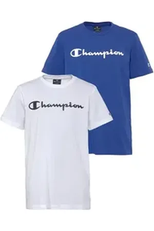 Champion T-Shirt (Packung, 2-tlg) Doppelpack für Kinder blau L (152/158)