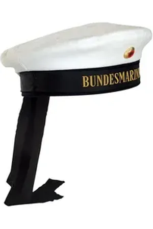 Mil-tec Strickmütze Bundeswehr Marine Tellermütze blau|weiß 59 (XL)