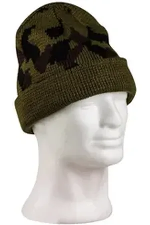 Mil-tec Strickmütze Militär Rollstrickmütze schwarz