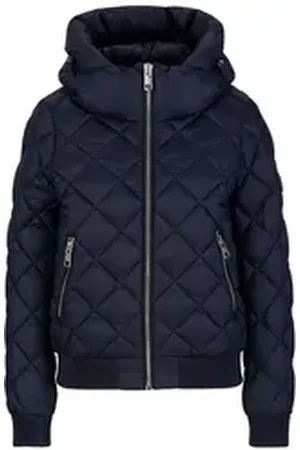 19V69 Italia Steppjacke PIYA Elegante Steppjacke in moderner Optik mir Kapuze blau M
