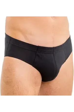 Hermko Slip 8300 4er Pack Herren Slip aus Baumwolle / Elastan - Sportslip schwarz D 8 = EU XXL