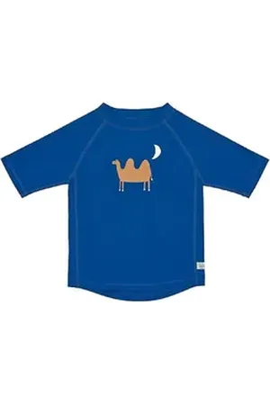 LÄSSIG LÄSSIG Bade-Shirt LÄSSIG Splash & Fun Schwimmshirt Badeshirt Kurzarm Shirt mit UV-Schutz blau 98