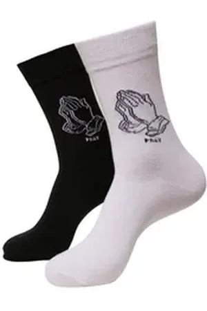 Mister Tee MisterTee Basicsocken MisterTee Unisex Pray Hands Socks 2-Pack (1-Paar) schwarz 35-38