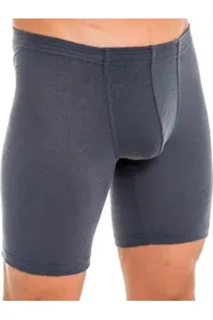 Hermko Funktionsunterhose 63955 Herren Funktionswäsche Sport Pant Boxer grau D 4 = EU S