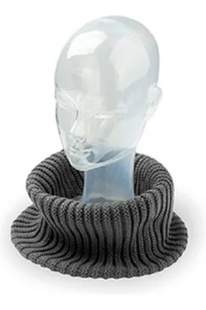 Atlantis Strickschal Damen Rundschal / Schlauchschal / Schal / Loop für Frauen, Größe: 35 x 37 cm grau