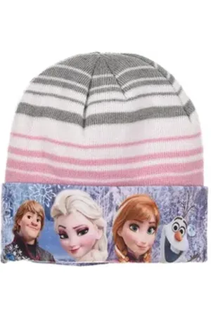 Disney Frozen Beanie Eiskönigin Elsa Kinder Mädchen Winter-Mütze Beanie-Mütze rosa 52