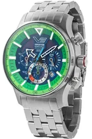 Vostok Chronograph Expedition North Pole Polar Spruce blau