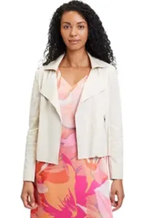 Vera Mont Bikerjacke Bikerjacke langarm beige 46