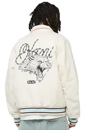 Karl Kani Collegejacke Snow Tiger weiß L