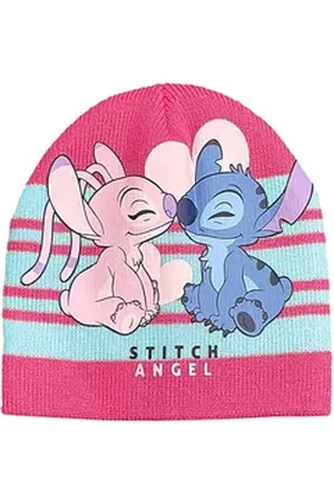 Disney Beanie Stitch & Angel Mädchen Strickmütze Gr. 52 & 54 cm blau 52 cm