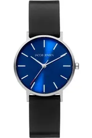 Jacob Jensen Titanuhr 32171 (171) Uhr Damen, Blau, Titan, Quarz, (1-tlg)