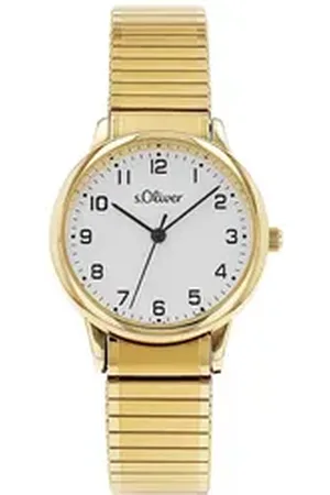 QS by s.Oliver Quarzuhr 2038597 goldfarben