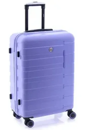 John Travel Hartschalen-Trolley Koffer - 66 cm - 4 Rollen lila