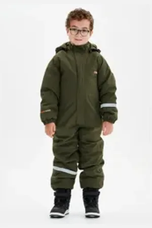 ZigZag Schneeoverall Vally (1-tlg) mit wasser- und winddichter TPU-Membran grün 92