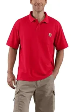 Carhartt Poloshirt K570 Work Pocket rot XL