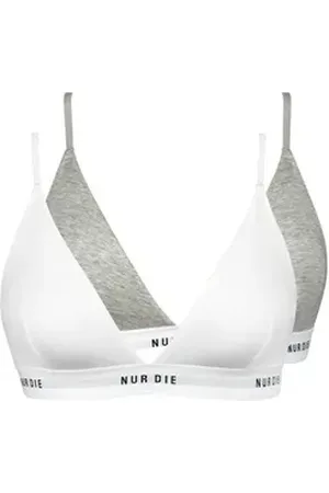 Nur Die Soft-BH Sportiv (2-tlg) bunt|grau 40-42