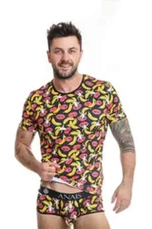 Anaïs For Men Shirttop for Men - Herren T-Shirt 053687 Banana - (2XL,3XL,L,M,S,XL) bunt XL