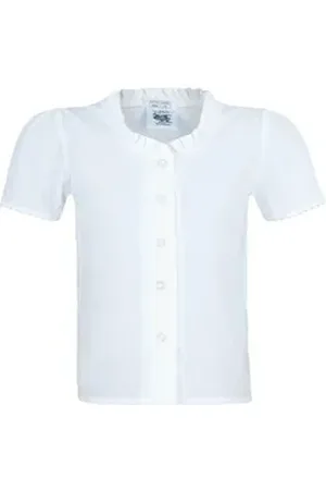 Isar Trachtenbluse Mädchen Bluse - VINIA - weiß weiß 110