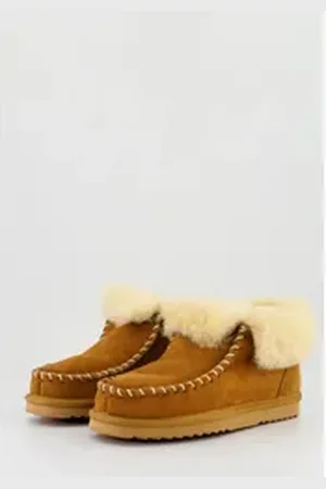 Warmbat Hausschuhe Wilora Hausschuh braun EU 38 (woman)