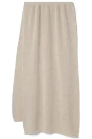 Expatrié Schal Nia Strickschal, (1-St), Gestrickter Winterschal aus Acryl beige