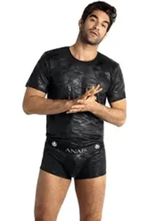 Anaïs For Men Shirttop for Men - Herren T-Shirt 053472 Electro - (2XL,3XL,L,M,S,XL) schwarz L