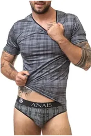 Anaïs For Men Shirttop for Men - Herren T-Shirt 053580 Balance - (2XL,3XL,L,M,S,XL) grau|schwarz L