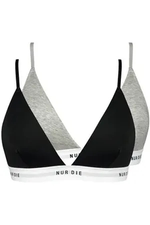 Nur Die Soft-BH Sportiv (2-tlg) bunt|grau|schwarz 40-42