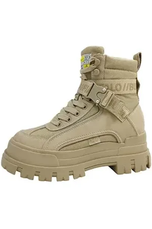 Buffalo Schnürstiefel Schnürstiefelette beige 39 EU