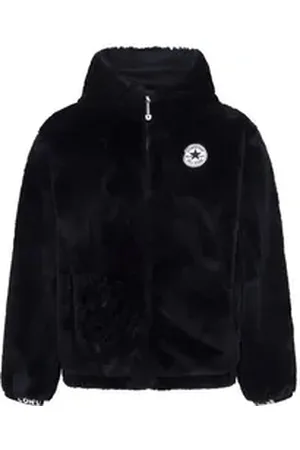 Converse Outdoorjacke FAUX FUR JKT - für Kinder schwarz 122/128 (S)